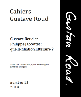 Cahiers Gustave Roud n°15: