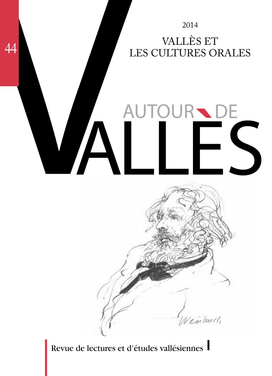 Autour de Vallès, n° 44, 2014 :