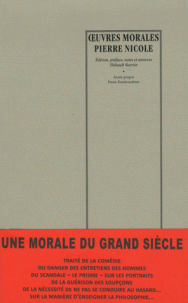 P. Nicole, Œuvres morales (anthologie)