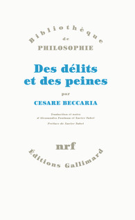 C. Beccaria, Des délits et des peines (éd. et trad. Fontana, Tabet)