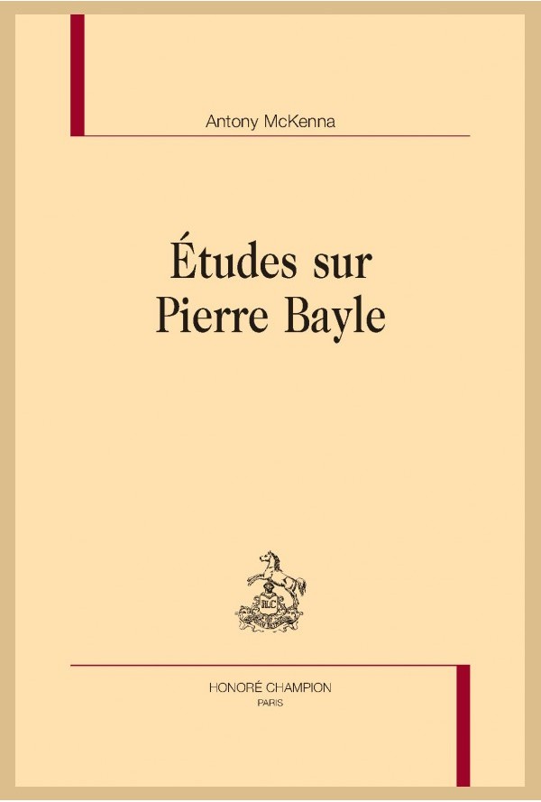 A. McKenna, Études sur Pierre Bayle