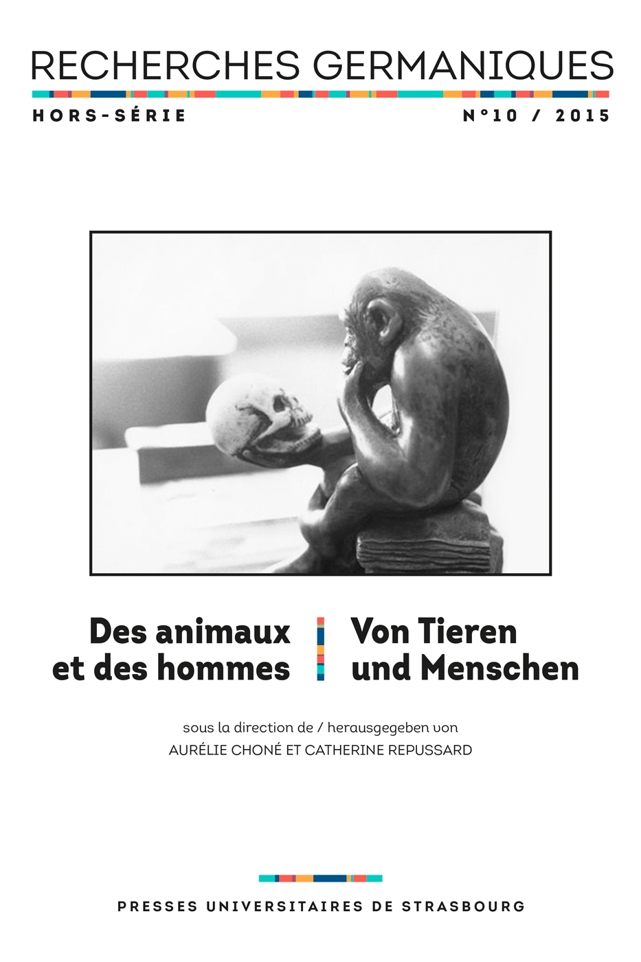 Recherches germaniques, hors-série n° 10 : Des animaux et des hommes, Von Tieren und Menschen