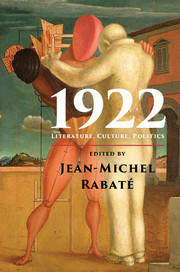 J.-M. Rabaté (dir.), 1922. Literature, Culture, Politics