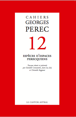 Les Cahiers Georges Perec n° 12, 2015: 