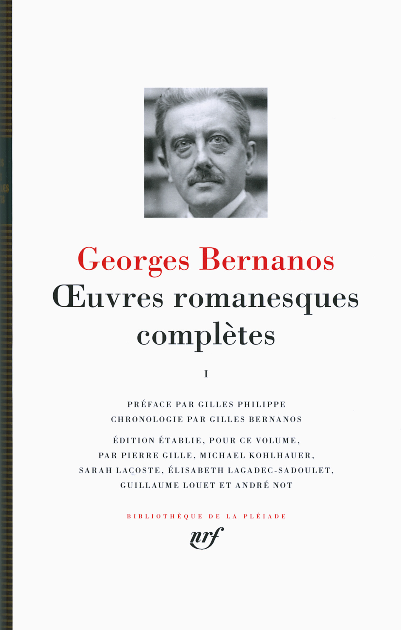 G. Bernanos, Œuvres romanesques complètes, tome 1 (éd.)