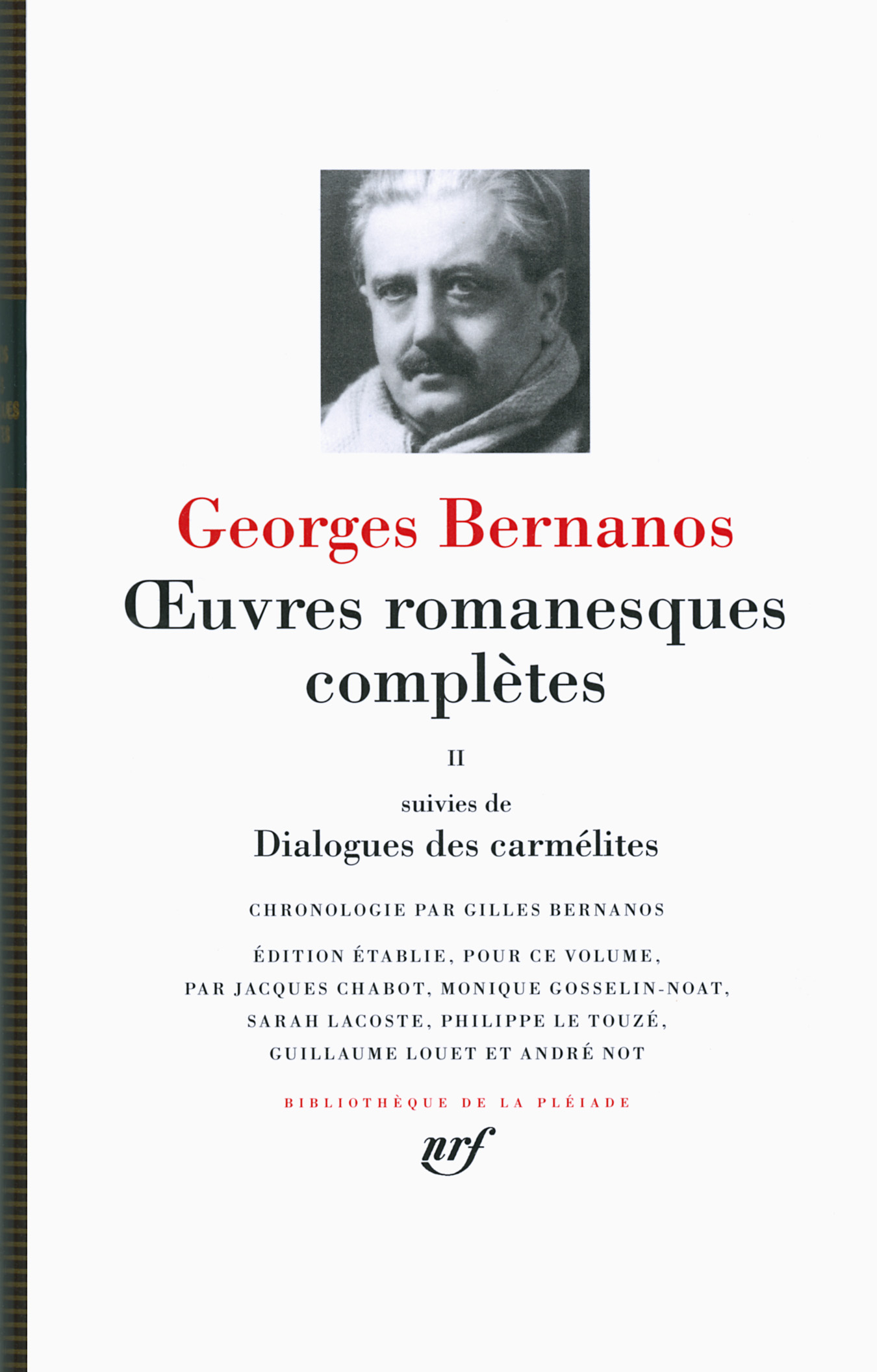 G. Bernanos, Œuvres romanesques complètes, tome 2 (éd.)