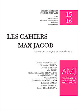 Cahiers Max Jacob n°15-16: 