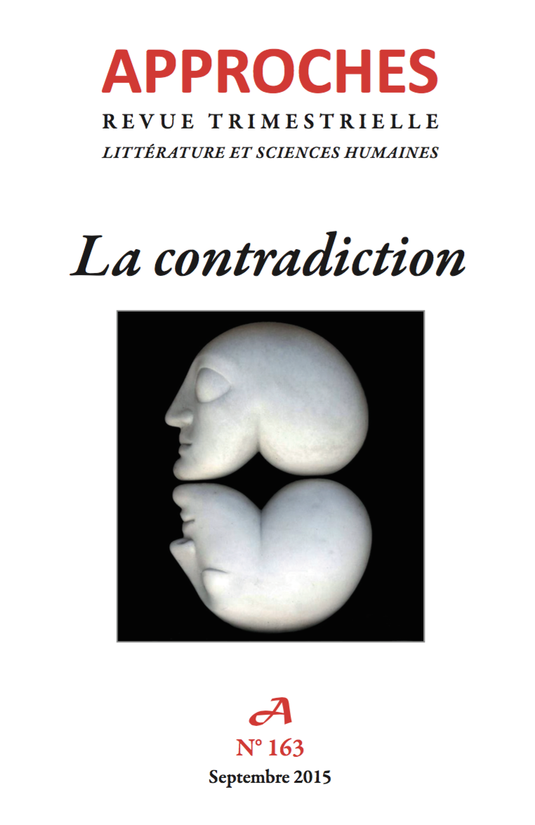 Approches n°163, septembre 2015: «La contradiction»