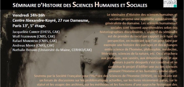 Séminaire «Histoire des sciences humaines et sociales» (Paris)