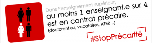 France - Appel à une journée d’action nationale des précaires de l’ESR le 13 avril 2016