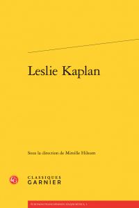M. Hilsum (dir.), Leslie Kaplan