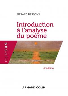 G. Dessons, Introduction à l'analyse du poème (4e édition, augmentée)