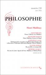 Philosophie, n° 130 : Henri Maldiney