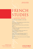 French Studies 70 (3)