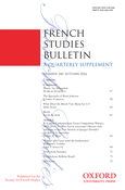 French Studies Bulletin 37, 140