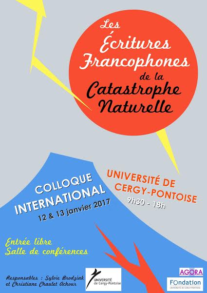 Les écritures francophones de la catastrophe naturelle