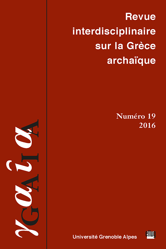 GAIA, n° 19-2016, « Déchirer, dévorer, dépenser en Grèce ancienne »