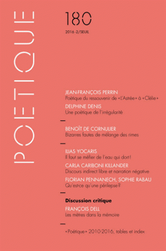 Poétique n° 180