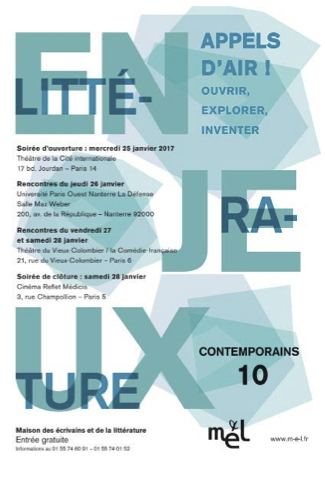 Appels d'air ! ouvrir, explorer, inventer - Littérature, enjeux contemporains - 10ème édition