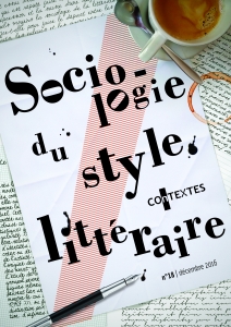 COnTEXTES, n° 18 : « Sociologie du style littéraire »