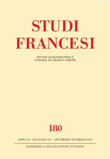 Studi Francesi 180