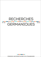 Recherches Germaniques, n° 46