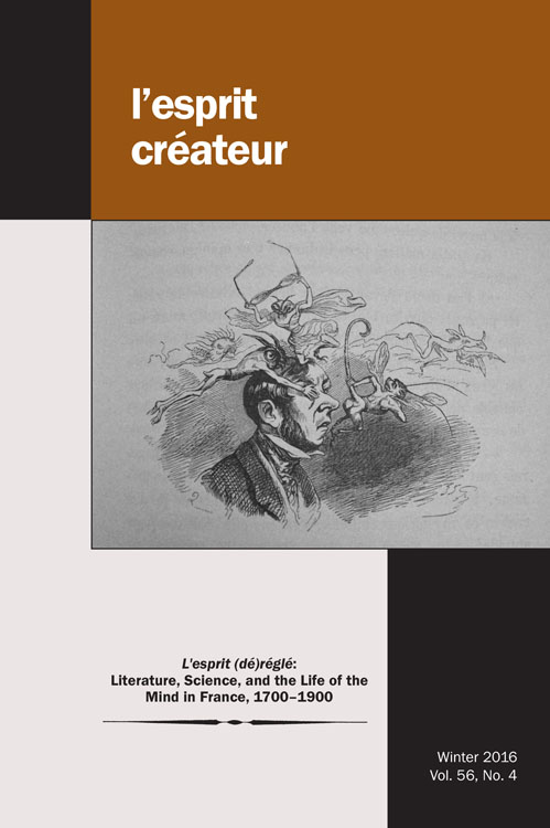 L'esprit (dé)réglé: Literature, Science, and the Life of the Mind in France, 1700-1900