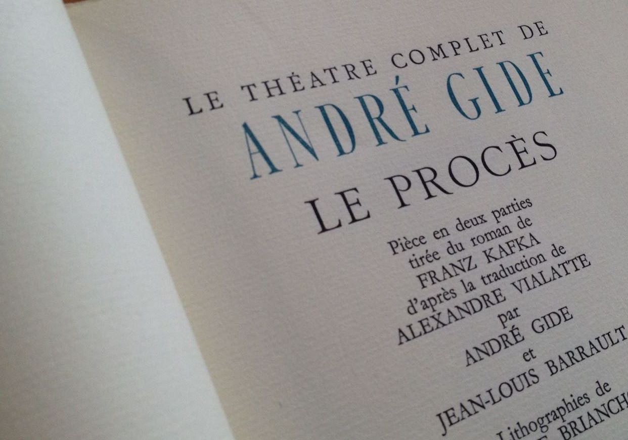 André Gide et le théâtre. Un parcours à re-tracer (Paris)