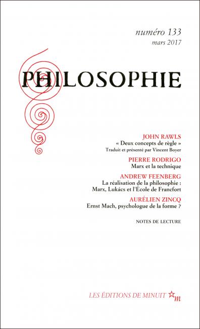 Philosophie, n° 133 :