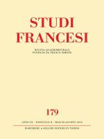 Entre la France et l’Europe : 60 ans de Studi francesi (Paris)