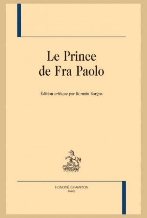 Romain Borgna (éd.), Le Prince de fra Paolo