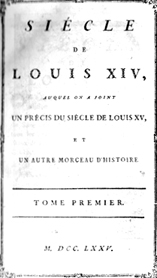 Voltaire, Diego Venturino (éd.), Siècle de Louis XIV (II): Listes et «Catalogue des écrivains»