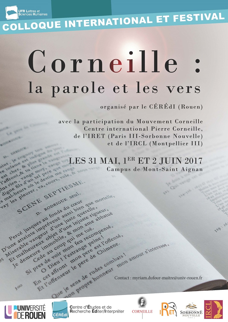 Corneille : la parole et les vers (Rouen)