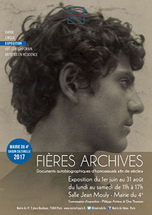 Fières archives : documents autobiographiques d'homosexuels fin de siècle (Paris)