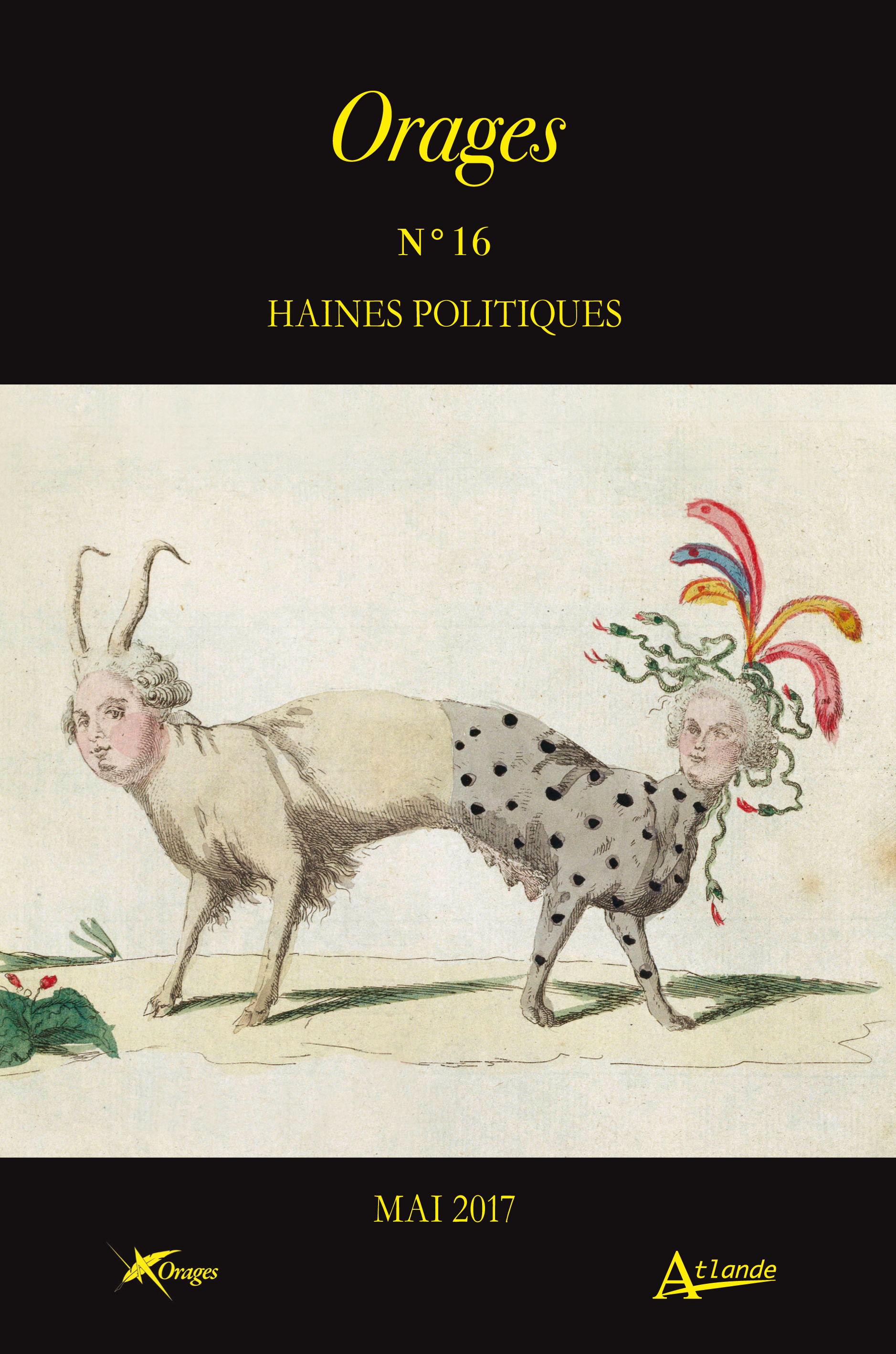 Orages. Littérature et culture 1760-1830, n°16 :