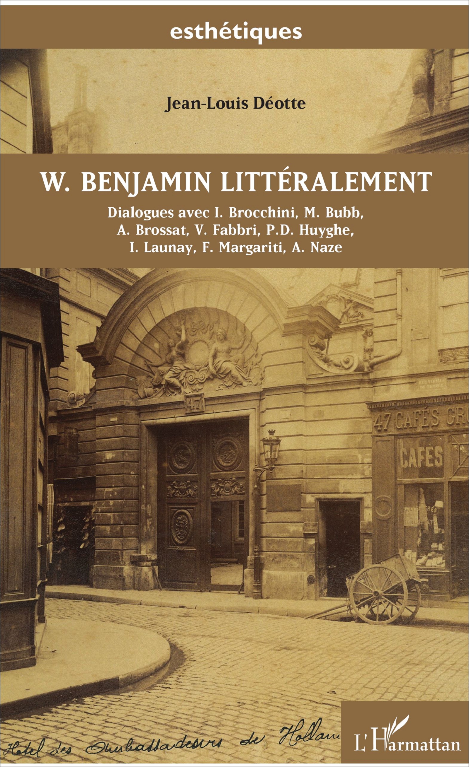 J.-L. Déotte, W. Benjamin littéralement