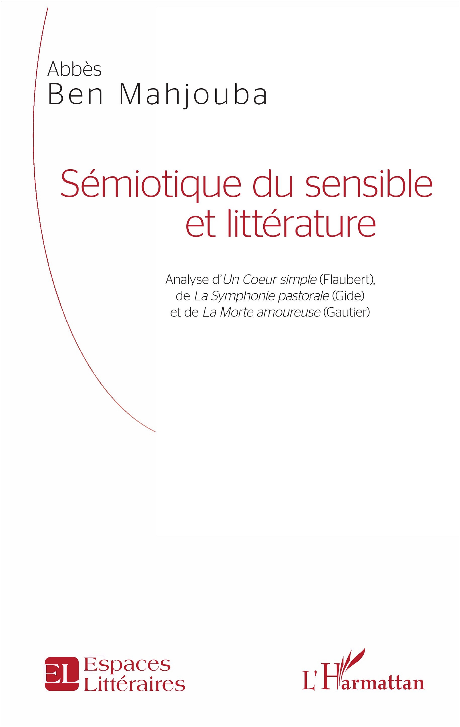 A. Ben Mahjouba, Sémiotique du sensible et littérature
