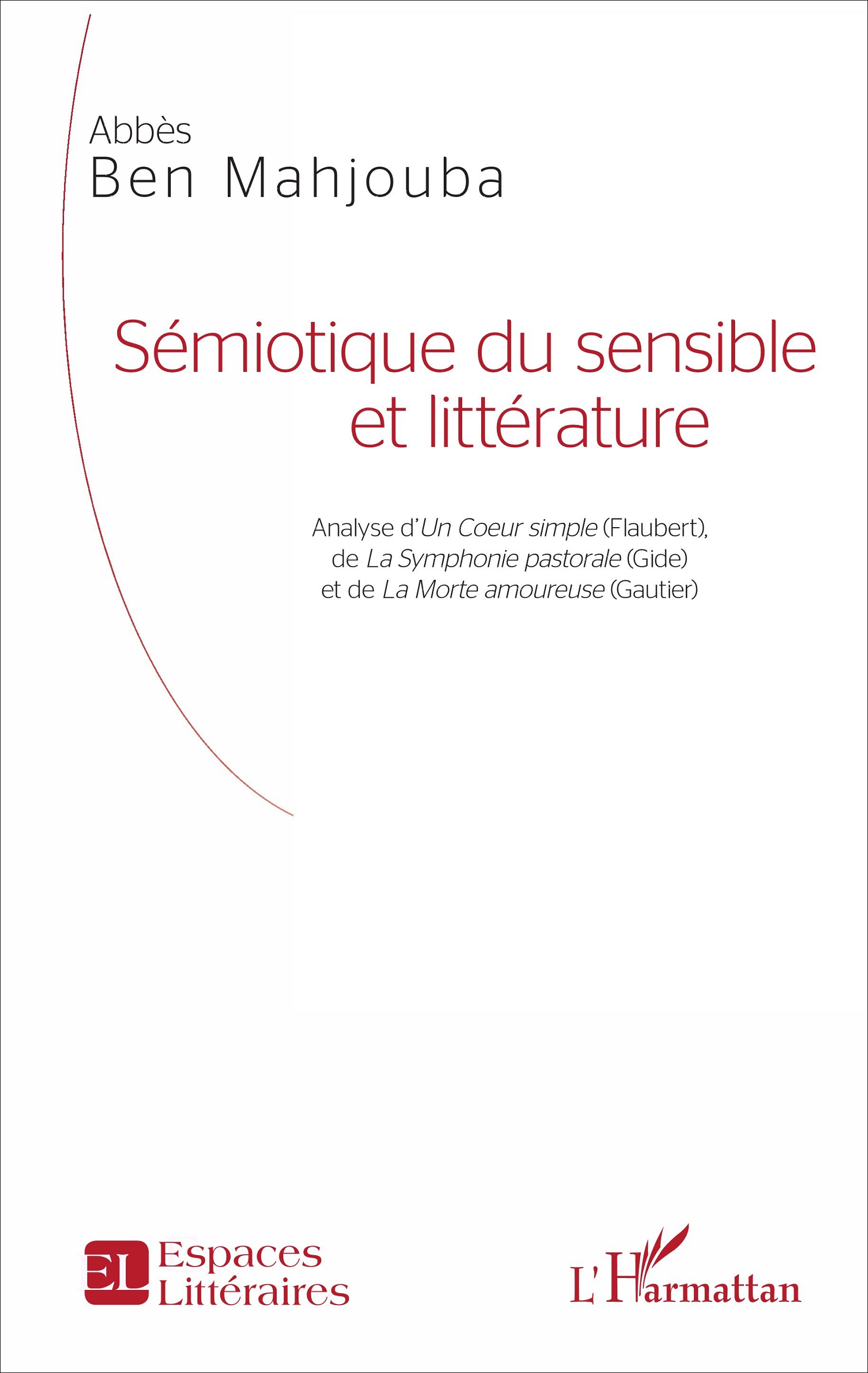 A. Ben Mahjouba, Sémiotique du sensible et littérature