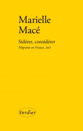 M. Macé, Sidérer, considérer - Migrants en France, 2017