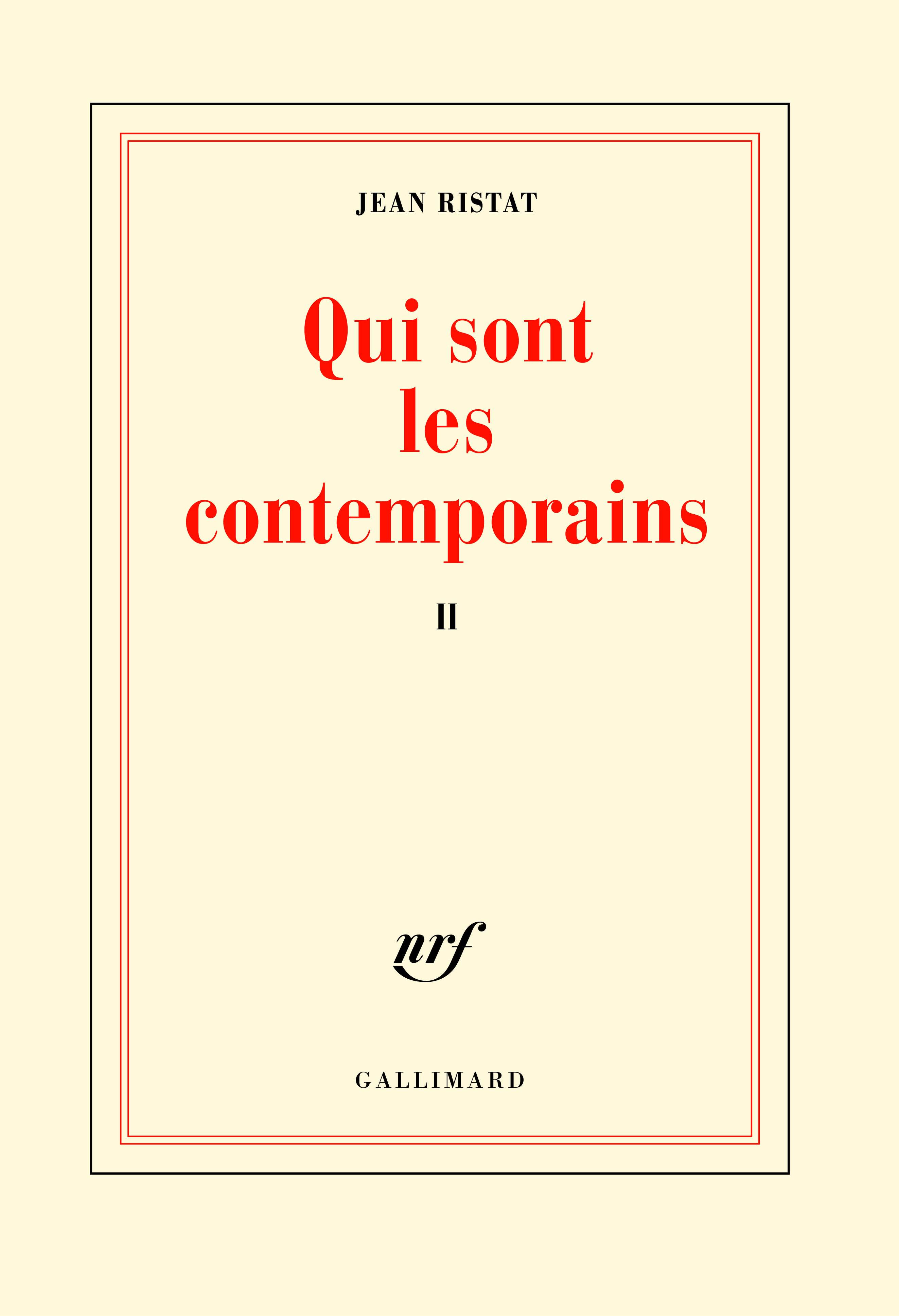 J. Ristat, Qui sont les contemporains, t. II