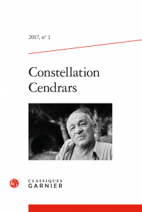 Constellation Cendrars, 2017, n° 1