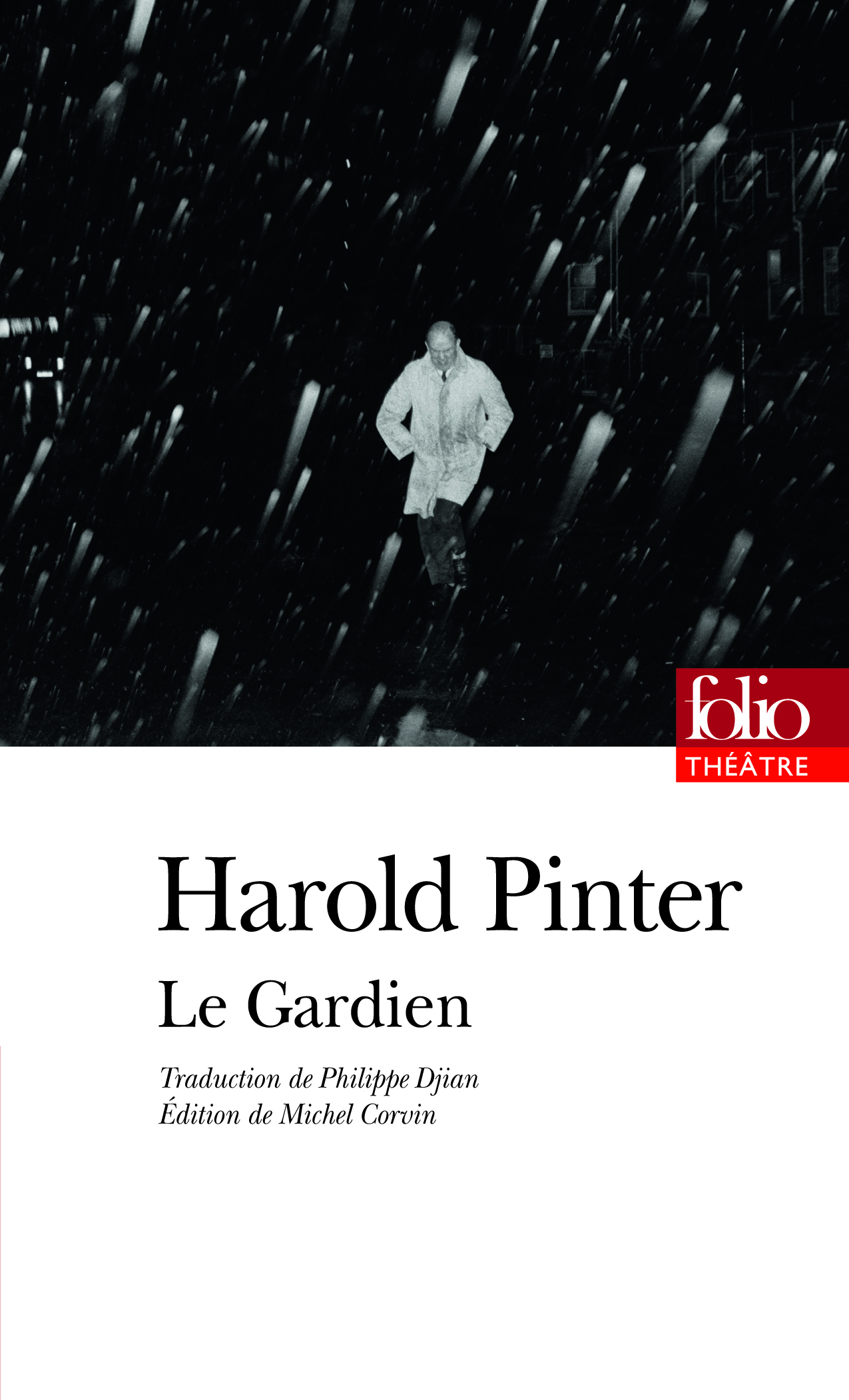 H. Pinter, Le Gardien (éd. M. Corvin, Folio)