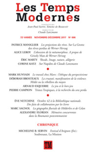 Les Temps Modernes, n° 696