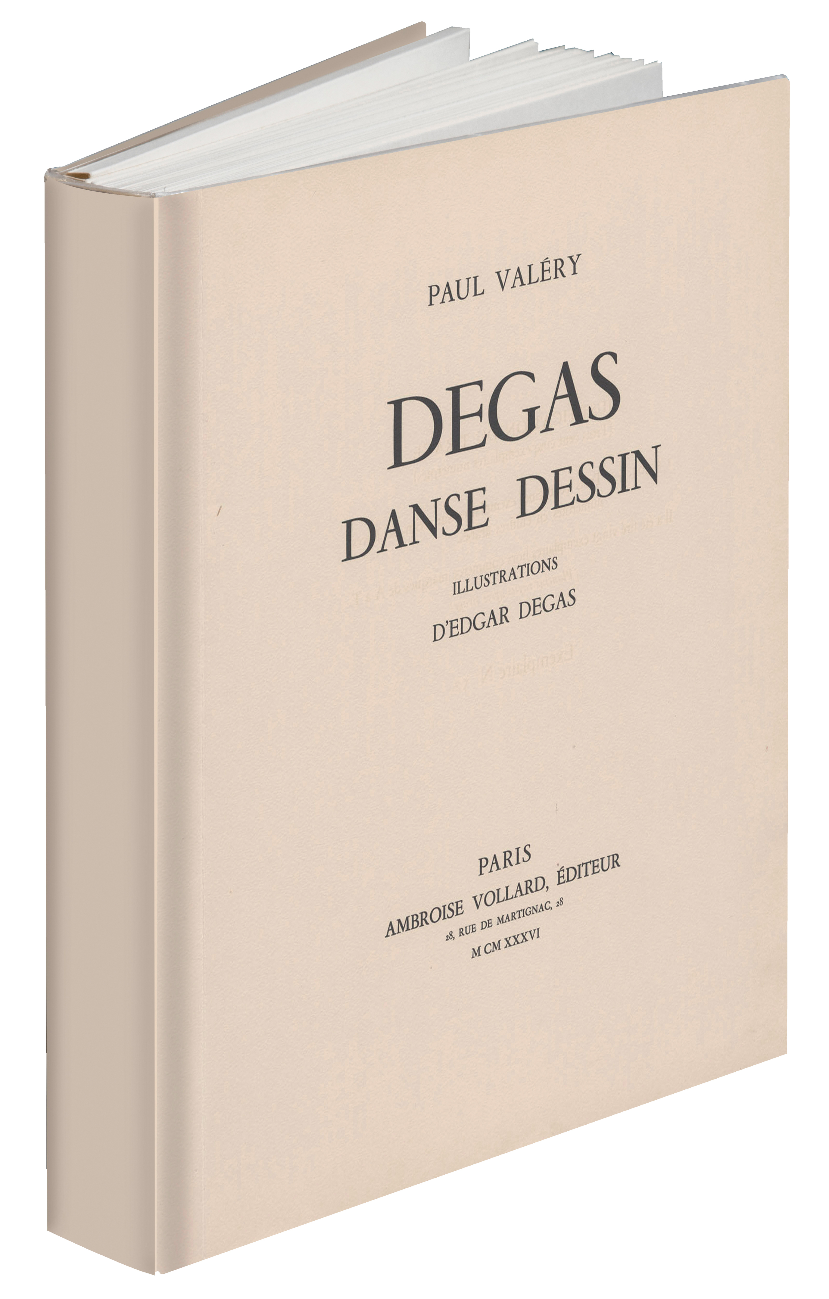 P. Valéry, Degas Danse Dessin. Fac-similé de l'éd. d'Ambroise Vollard (1936)