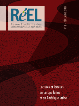 Revue Étudiante des Expressions Lusophones (RÉEL), nº 1: