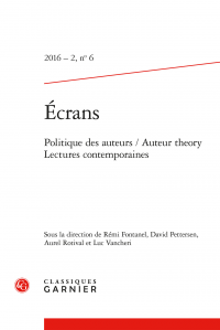 Écrans, 2016 - 2, n° 6: 