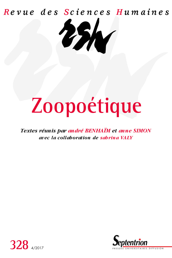Revue des Sciences Humaines, n° 328 :