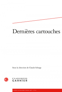 Cahiers Alexandre Dumas n° 44, Dernières cartouches