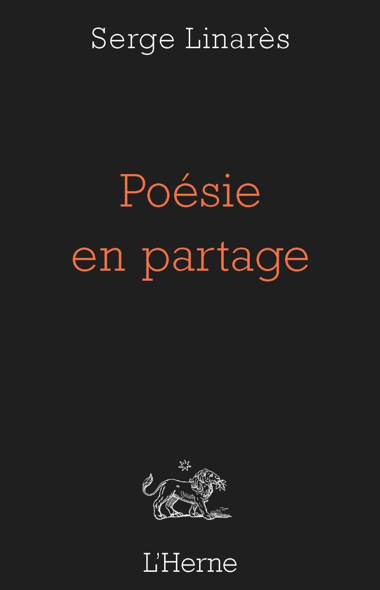 S. Linarès, Poésie en partage. Sur Pierre Reverdy et André du Bouchet