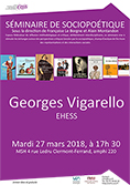 Conf. de G. Vigarello au Séminaire de sociopoétique (Clermont Ferrand)